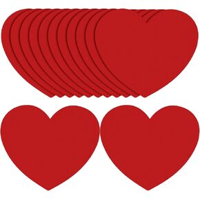 80 Sheets Hearts Placemat Valentine's Day Disposable Placemats Valentines Paper Placemats Valentine Place Mats Heart Table Mat Valentine Party Decorations for Home Wedding, 10.2 x 12 Inch