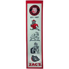 Winning Streak NCAA Gonzaga Bulldogs Heritage Banner