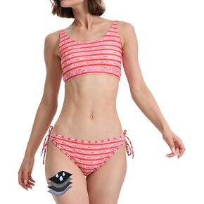 Period Swimwear Two Piece Ultra-Thin Quick-Dry Leakproof Menstrual Bikini Sets Swimsuit for Teens Girls Women