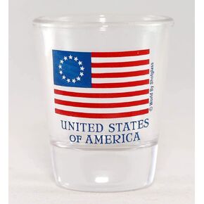 Betsy Ross United States Of America (USA) Flag Shot Glass