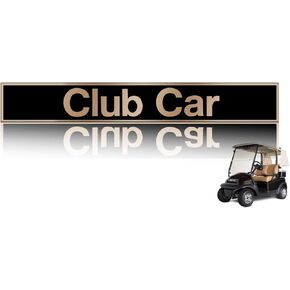 ZLX&LU Club Car Front Emblem, Golf Cart Replacement Decal, Club Car Name Plate and Fornt Badge, Golf Cart Accessories
