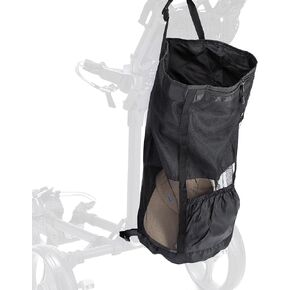 RunNico Golf Push Cart Storage Bag, Golf Carts Extension Bag, Golf Push-Pull Cart Backside Net Mesh Organizer for Outside Sporting Storage