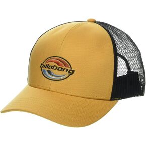 Billabong Men's All Day Adjustable Mesh Back Trucker Hat, Dijon