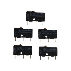 5pcs SS-5 5A 125VAC 3A 250VAC SPDT Micro Switch