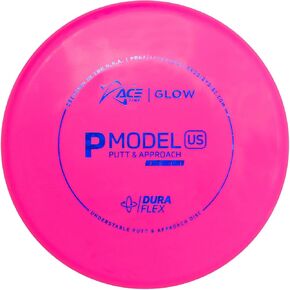 Ace Line Glow DuraFlex P Model US Putter Golf Disc [Colors May Vary]