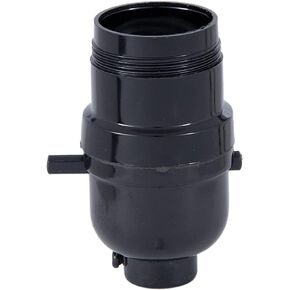 B&P Lamp® E26 Medium Base Phenolic Push-Thru Socket with UNO Threads