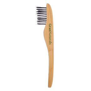 GranNaturals Hair Brush Cleaner - Comb Cleaning Tool - Dirt Remover with Natural Beech Wood Handle, Hard Nylon Bristles Bristles - Tool for Removing Lint, Dust, Tangled Strands - Light, Small