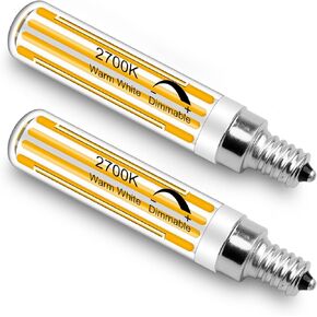 ZHENMING Updated Dimmable E12 LED Bulbs 120W 150W Incandescent Bulb Equivalent,Super Bright COB E12 LED Corn Bulb 15W 1500LM Bulbs, Warm White 2700K Lights, CRI85+, E12 Base LED Lamp, Pack of 2