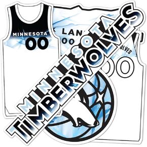 Desert Cactus Minnesota Timberwolves Sticker NBA Officially Licensed Vinyl Decal Laptop Water Bottle Car Scrapbook (City Edition 24-25)