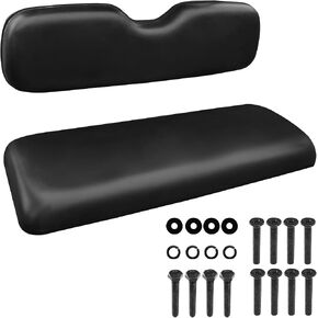 Upgraded Universal Replacement Cushion For Golf Cart Rear Seat, Golf Cart Back Flip Seat Cushion Fits For Most of EZGO, Club Car, YAMAHA Carts