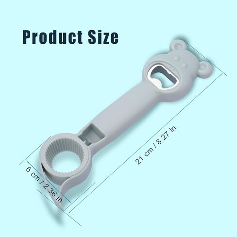 1pc 4 in 1 bottle beath ، bear steel steel 4 in 1 jar expener beer explictal tools multifunctional tools for juice ، bar ، jar (Blue) in Kuwait
