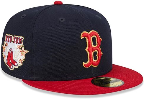 New Era Boston Red Sox 59FIFTY Game Day Gold Patch Fitted Cap, Hat in Saudi Arabia