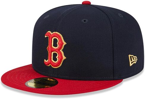 New Era Boston Red Sox 59FIFTY Game Day Gold Patch Fitted Cap, Hat in Saudi Arabia