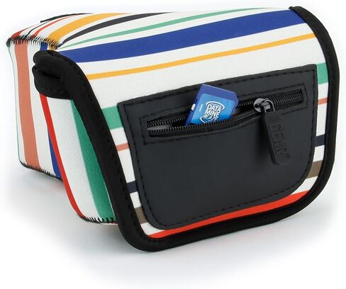 USA Gear DSLR Camera Case/SLR Camera Sleeve with Zippered Accessory Storage, Flexible Neoprene & Holster Belt Loop - Compatible with Canon, Nikon, Sony, Olympus, Pentax and Many More in Saudi Arabia