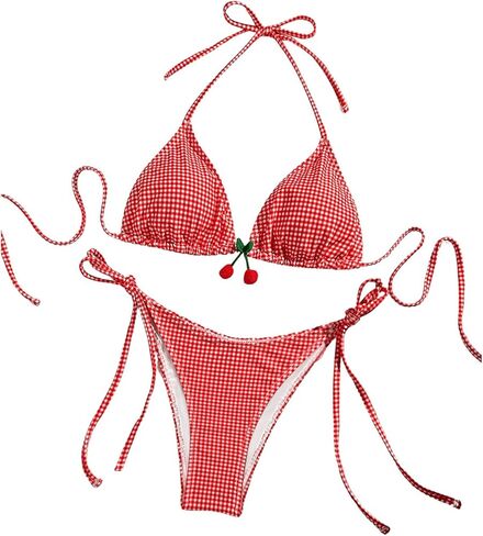 swimsuits women women queduits 2 قطع الرسن مثلث بلود صفيق بيكيني in Kuwait
