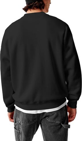 Hat and Beyond Mens Ultimate Heavyweight Sweatshirt Crew Neck Fleece Essentials Pullover Comfort Sweater XS-5XL in Saudi Arabia