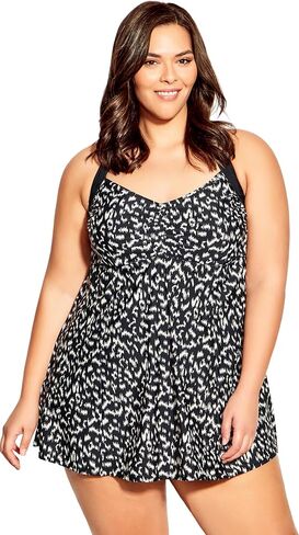 Avenue Women's Swim-Dress Halter Back Print in Kuwait