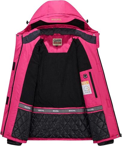 Wulful Women's Water's Snow Snow Ski Jacket Mountain Windproof Winter With With Factable Coathable in Kuwait