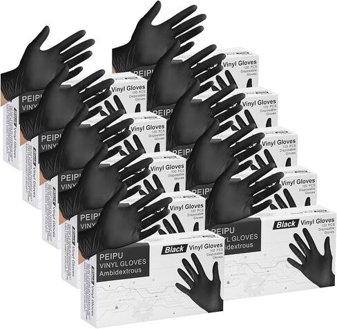 PEIPU Vinyl Disposable Gloves,Powder Free,Cleaning Service Gloves, Latex Free in Kuwait