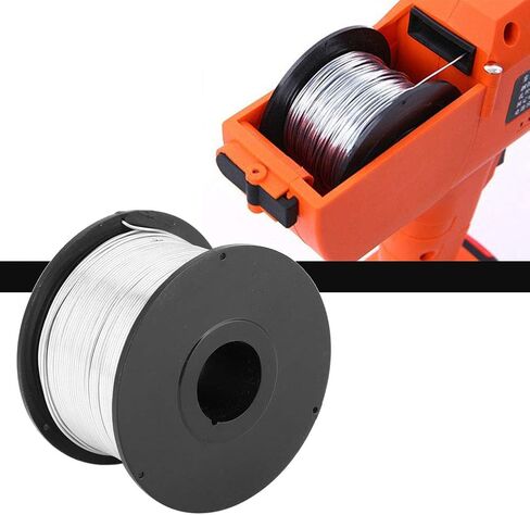 Tie Wire, 4Pcs 110m 0.8mm Steel Tie Coil Flexible Tying Wire for Automatic Tying Machine in Saudi Arabia