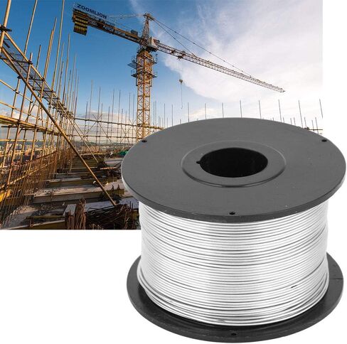 Tie Wire, 4Pcs 110m 0.8mm Steel Tie Coil Flexible Tying Wire for Automatic Tying Machine in Saudi Arabia