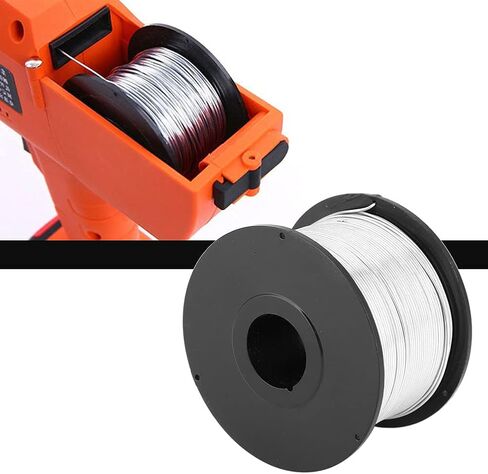 Tie Wire, 4Pcs 110m 0.8mm Steel Tie Coil Flexible Tying Wire for Automatic Tying Machine in Saudi Arabia