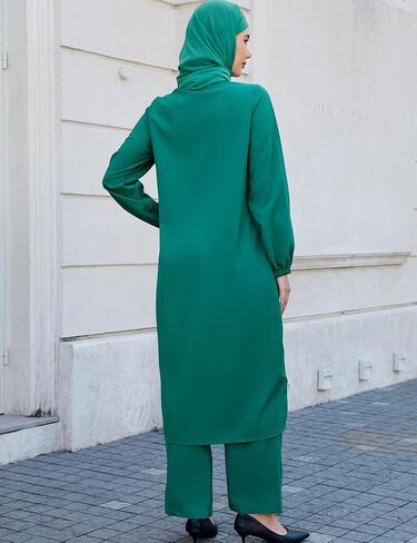 فستان Abayas للنساء رداء الإسلام الإسلامي Kaftan 3 أجهزة كمبيوتر محددة in Kuwait