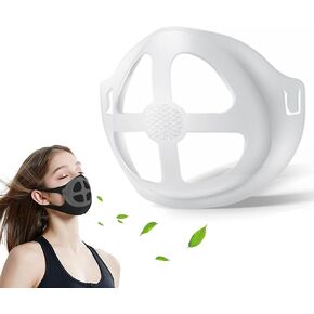 6Pcs Upgraded Mask Bracket Inserts for Cool Better Breathing-Silicone Turtle 3D Face Mask Bracket Insert to Keep Off Face-Mask Inner Support Frame Protect Lipstics-Mask Guards Spacers for Under Mask