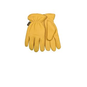 Mens Deerskin Leather Cold Protection Gloves Large (Pair)