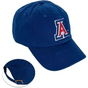 Desert Cactus University of Arizona Baseball Hat UA Wildcats Brimmed Embroidered Hats Cap Adjustable Cloth Strap Adult