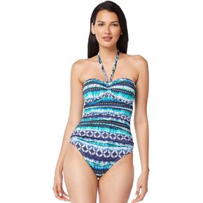 Bleu Rod Beattie Sun Sea and Sand Bandeau One-Piece Navy 6