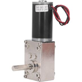 DC Geared Motor, 24V 5-300 RPM Self Locking Adjustable Reversible Low Noise High Torque Motor(0-300RPM)