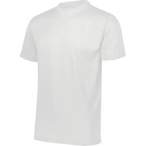 Augusta Sportswear Mens Wicking Tee T-Shirt, White, XX-Large US