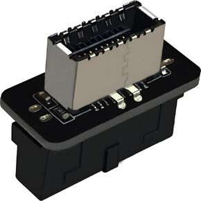 USB 3.2 Gen 1 to USB 3.2 Gen 2 Header Adapter Front Panel Connector Motherboard 19Pin USB 3.0 to Type-E/USB C