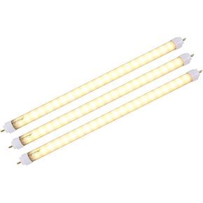 LightWise LWL4W30-F8T5 3pack 3000 Kelvin Warm White 4W LED Tube Direct Replacement Retrofit 8W Fluorescent Tube (12 inch LED Bulb 3pack)