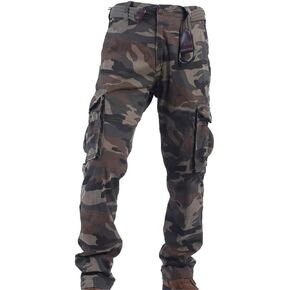 Admitted &Feeling Mens Military Army Camo Cargo Pants Tactical Outdoor Work Hiking Pants(No Belt)