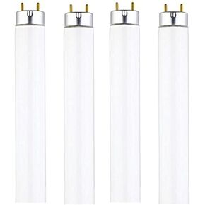 DYSMIO Lighting F15T8-CW 15-Watt 18-inch 4100K 825 Lumen Medium Bi-Pin Base T8 Fluorescent Straight Tube Bulb with Cool White Light- 4 Pack