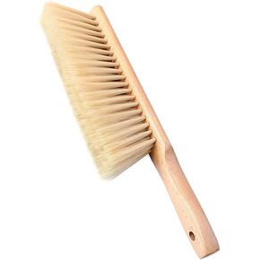 Counter Brush Oiled Beech Wood Handle Soft Bristle 14 Inch Long (Yellow)