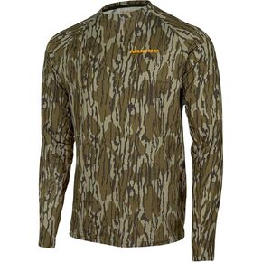 Muddy Outdoors Men's TRX Base Layer Shirt Mossy Oak Bottomland Large