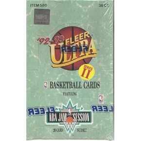 Ultra 1992-93 Fleer Basketball Series 2 Box