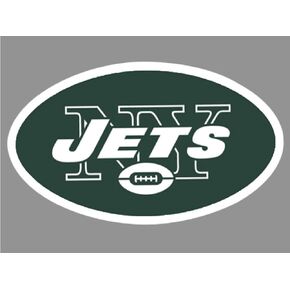 Wincraft NFL New York Jets Die-Cut Concal ، 8 "x8" ، Color Team Color
