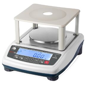 VNHB-1200 Compact Balance Jewelry Scale, g/lb/oz/ct/ozt Switchable, 1200g Capacity, 0.1g Readability, NTEP Legal for Trade COC #24-056