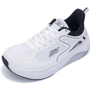 IIV Women Walking Shoes for Plantar Fasciitis | Wide Toe Box Shoes for Bunions | Arch Support Orthotic Shoes for Standing All Day