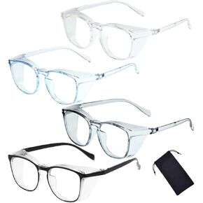 Safety Glasses for Men Women, Anti Fog Safety Goggles Comfortable Blue Light Blocking UV Protective Adult Nurse