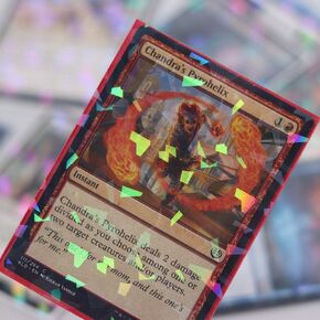 100 (Red) Holographic Card Sleeve Protectors!