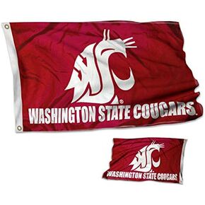 College Flags & Banners Co. Washington State Cougars Double Sided Flag