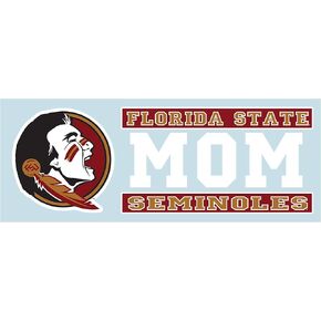 Craftique Florida State Seminoles Decal (FS SEMINOLE MOM DECAL (6"), 6 in)