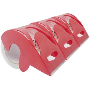 Heavy Duty Packaging Tape, 1.88" x 30 yd, Designed for Packing, Shipping and Mailing, Strong Seal on All Box Types, 1.5" Core, Clear, 6 Roll with Dispenser