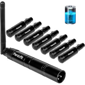 Wireless DMX512 Transmitter Receiver Rechargeable DMX Wireless 1 Transmitter & 7 Receivers Built-in Battery Long Transmission Range Wireless DMX Light Controller for LED Stage Disco Lighting