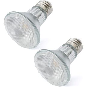 2 Pack PAR20 7W Range Hood Bulbs E26 120V Dimmable 3000K 595LM Replacement for 60W Lights for Kitchen Appliances Track & Ceiling Lighting